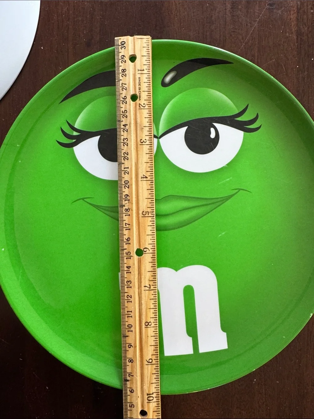 M&M's Character Big Face Melamine 10” Dinner Plates M & M world
